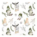 Servett 33x33 cm 20-pack Forest Gnomes