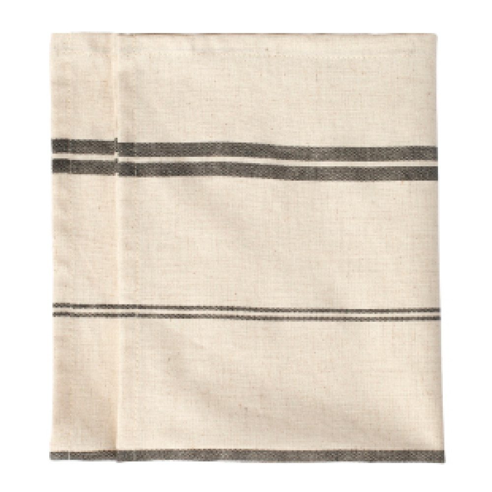 Stiernholm Elsa servietter 45 cm 2 stk natur/svart