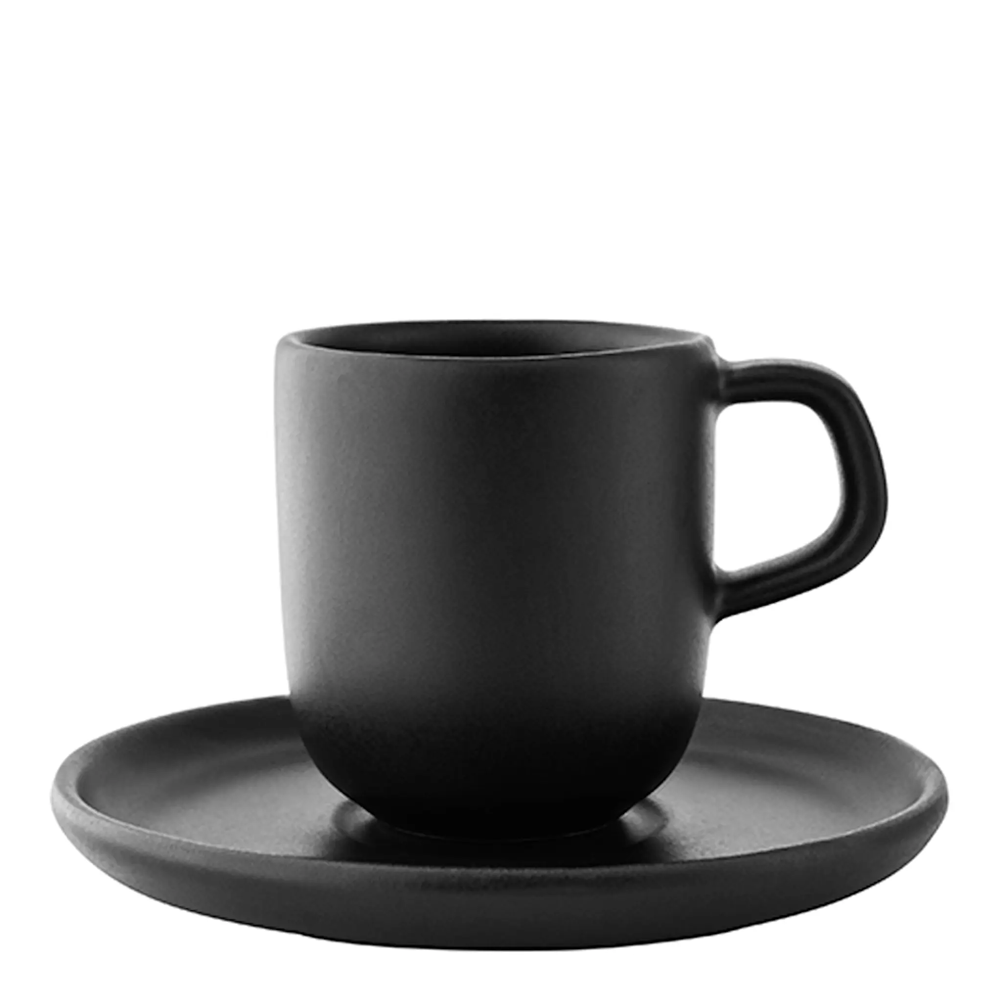 Eva Solo Nordic kitchen Espresso kopp med fat 7 cl Svart