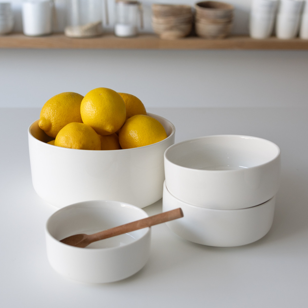 Sögne Home Bolle stor 25x11 cm hvit