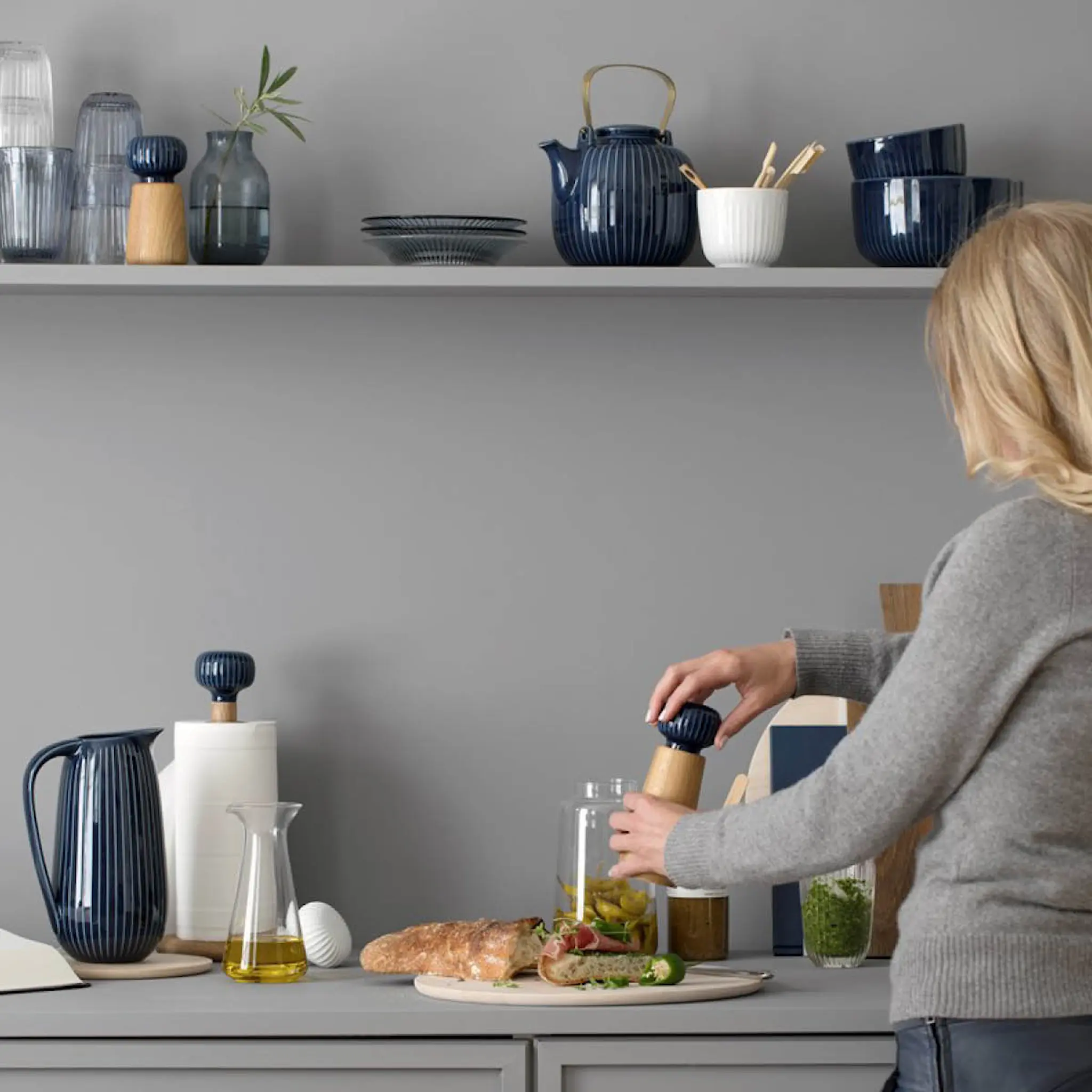 Kähler Hammershøi Kvarn 18,5 cm Indigo