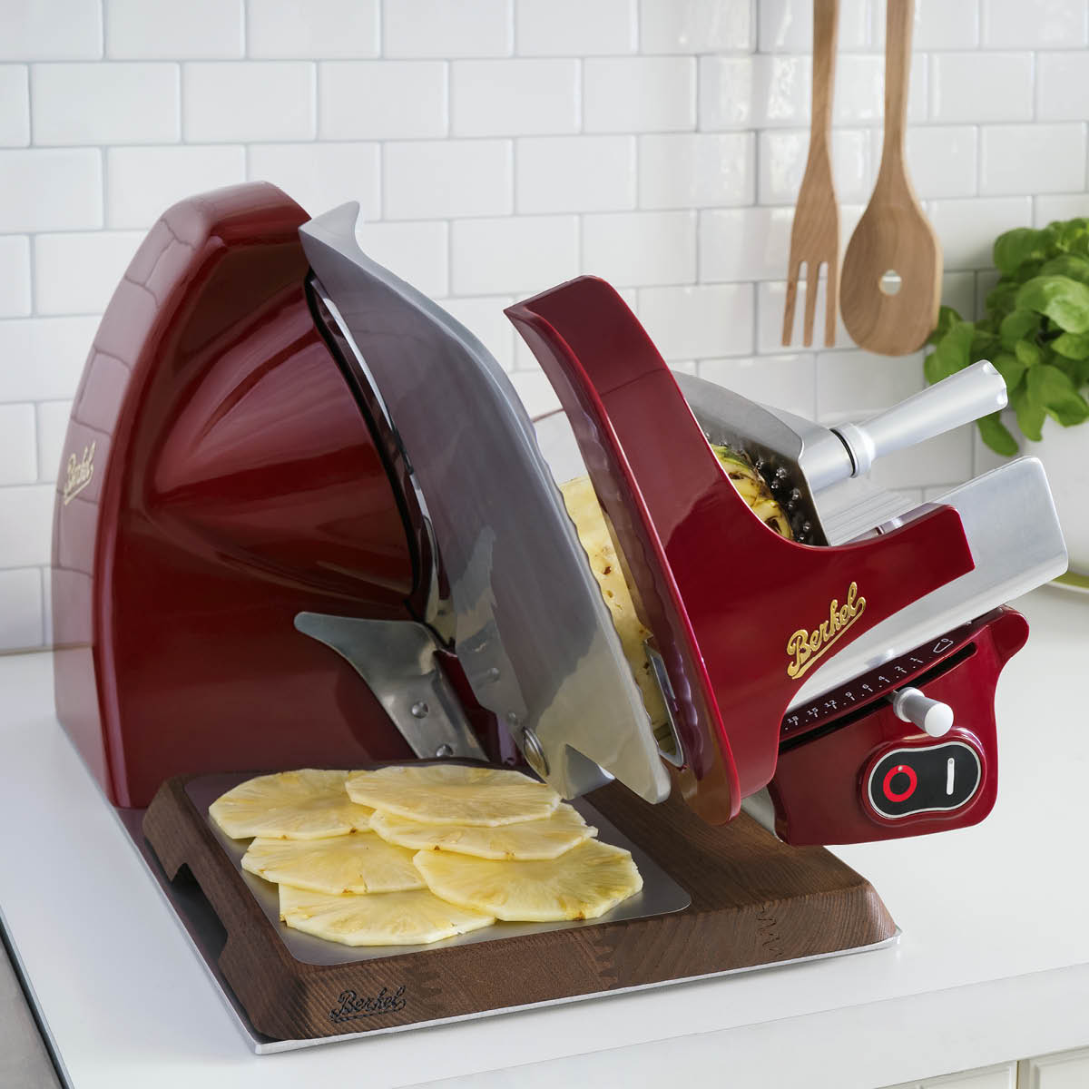 Berkel HL Plus skjæremaskin elektrisk 250 mm rød