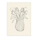 Affordable Art Prints poster 30x40 cm vase sketch