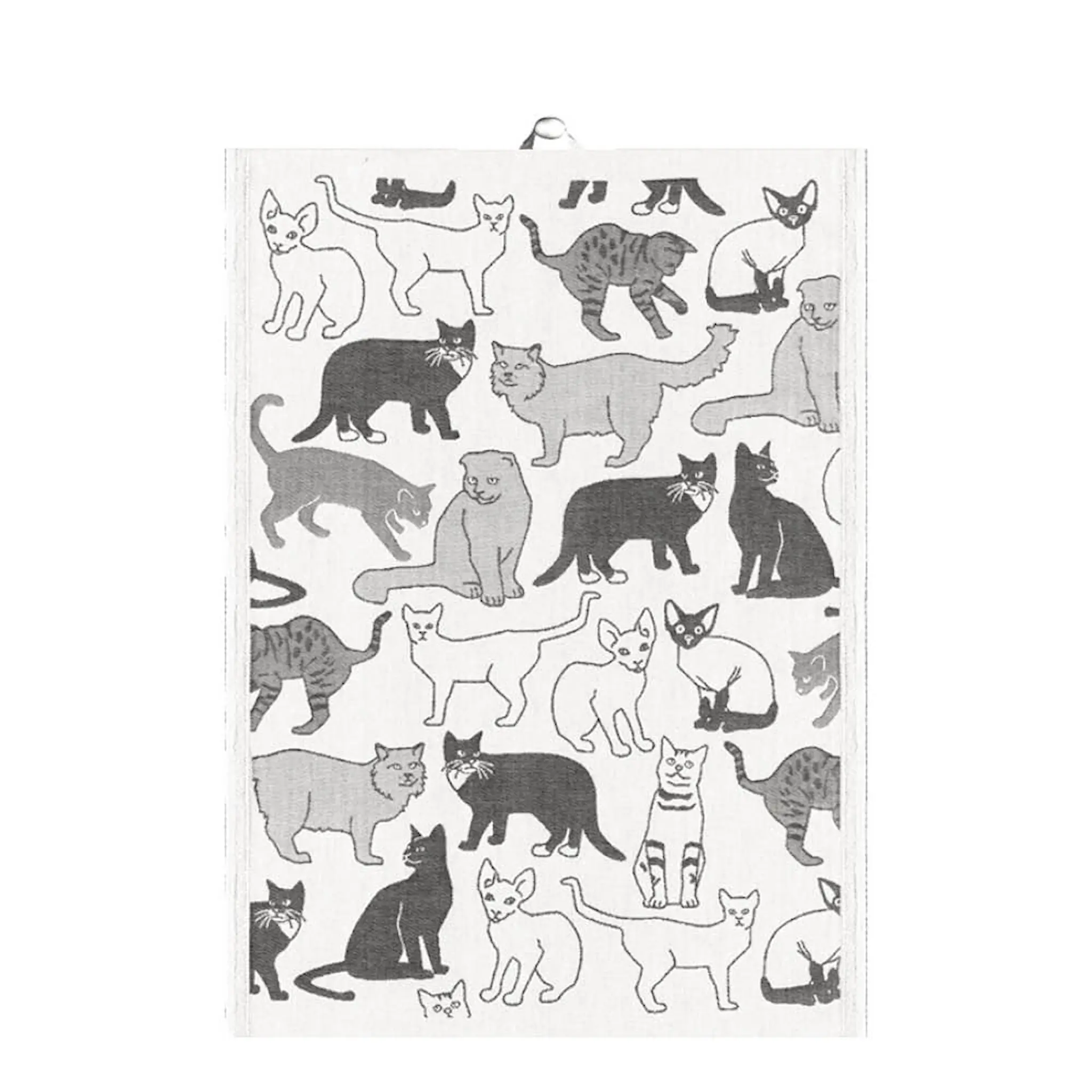 Ekelund Matte handduk 35x50 cm svart