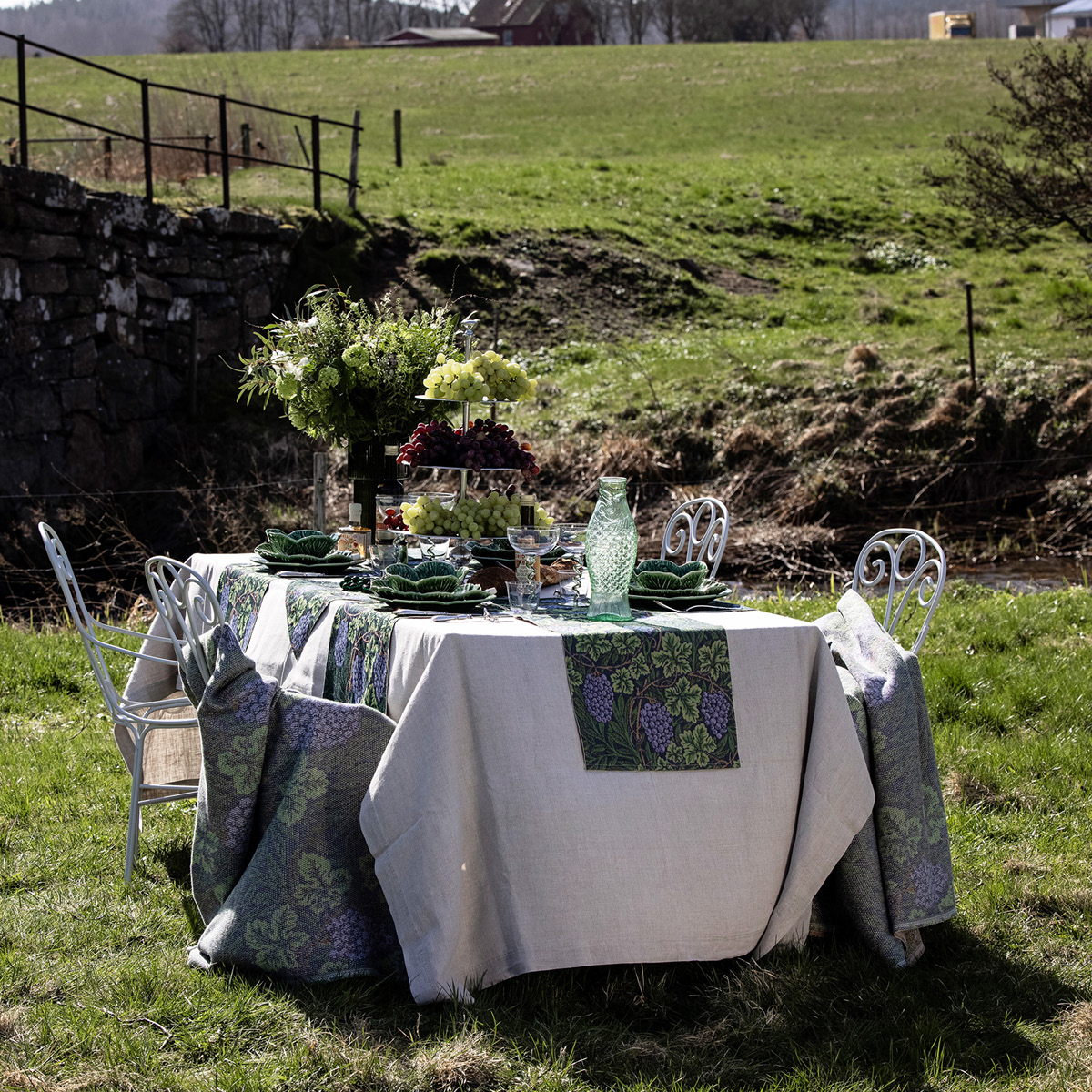 Ekelund Vine serviett 35x35 cm grønn