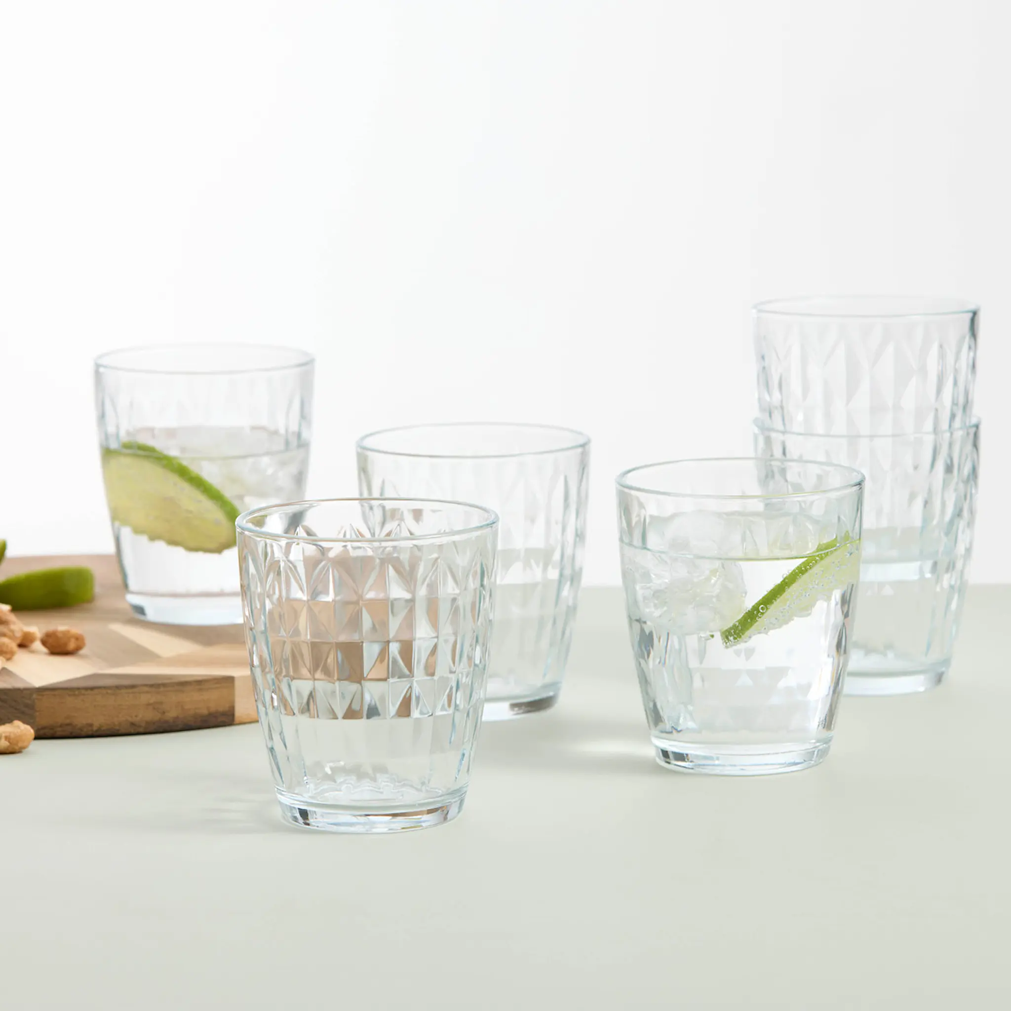 Aida Mosaic vattenglas 34 cl 6-pack klar