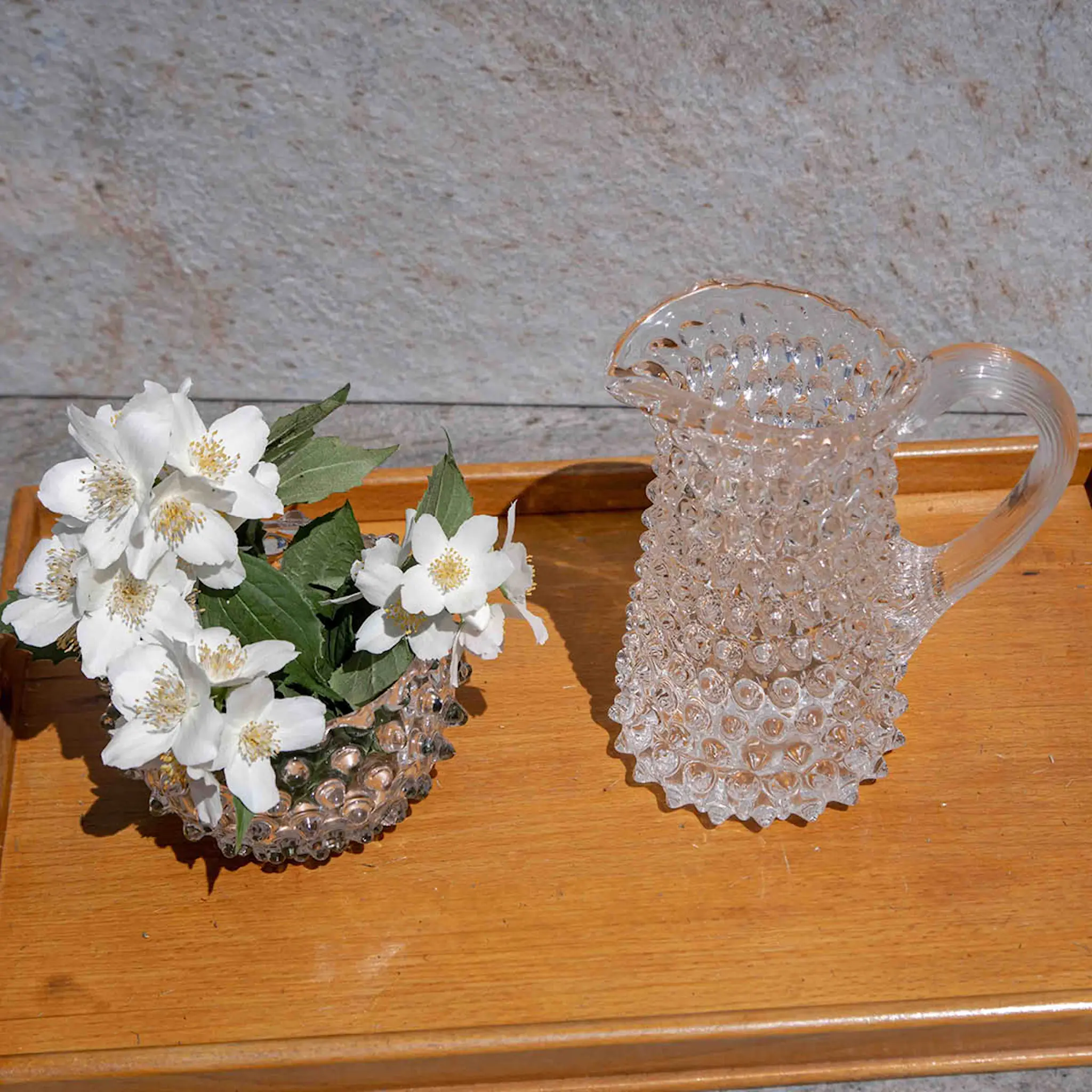 Klimchi Hobnail Karahvi 35 cl Kirkas