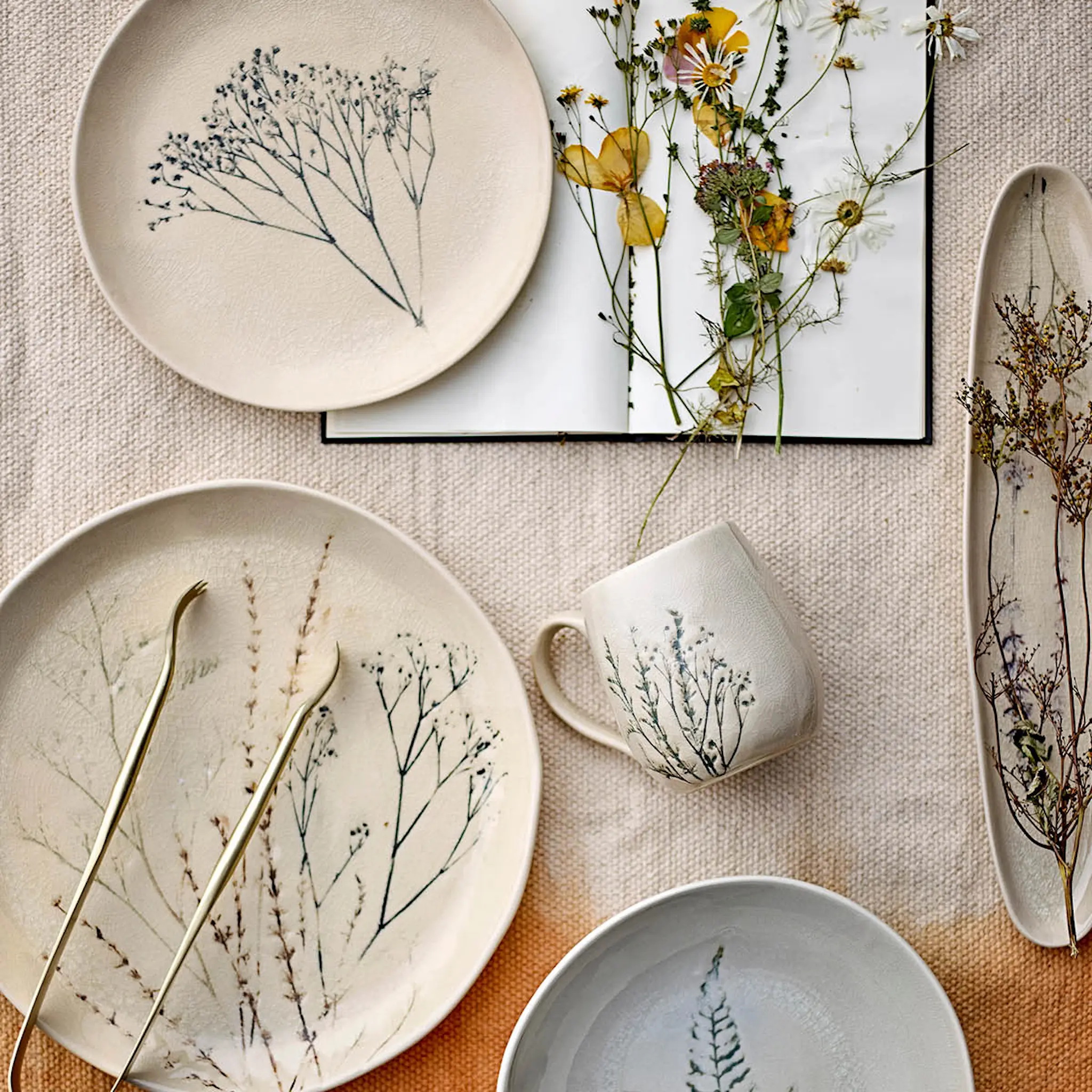 Bloomingville Bea Lautanen 21 cm Beige