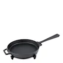 Skillet stekpanna 25 cm gjutjärn med ställ