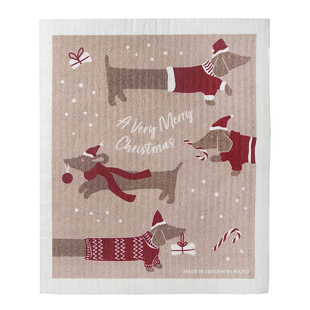 Pluto Jolly Dogs oppvaskklut 17x20 cm hunder