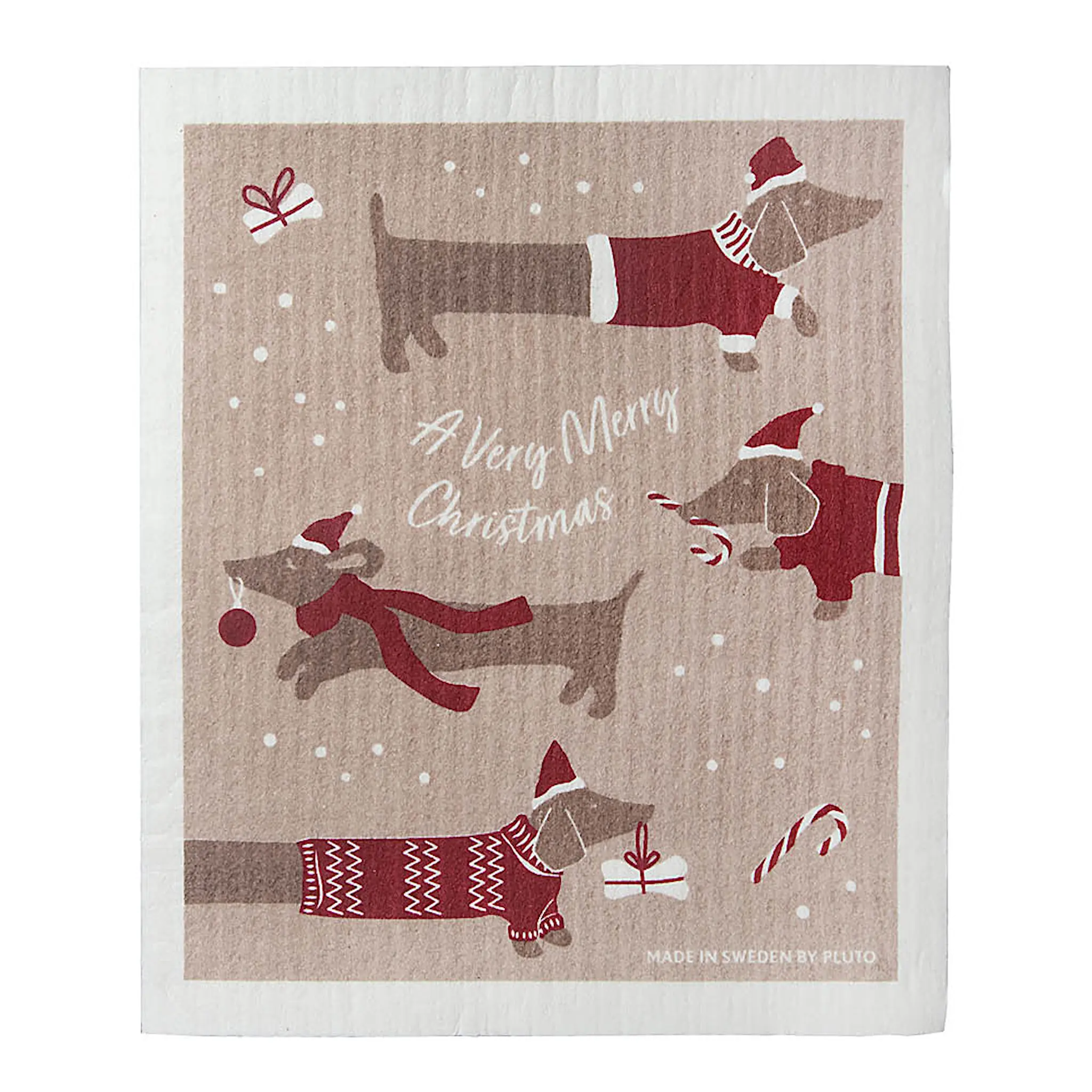 Pluto Jolly Dogs oppvaskklut 17x20 cm hunder
