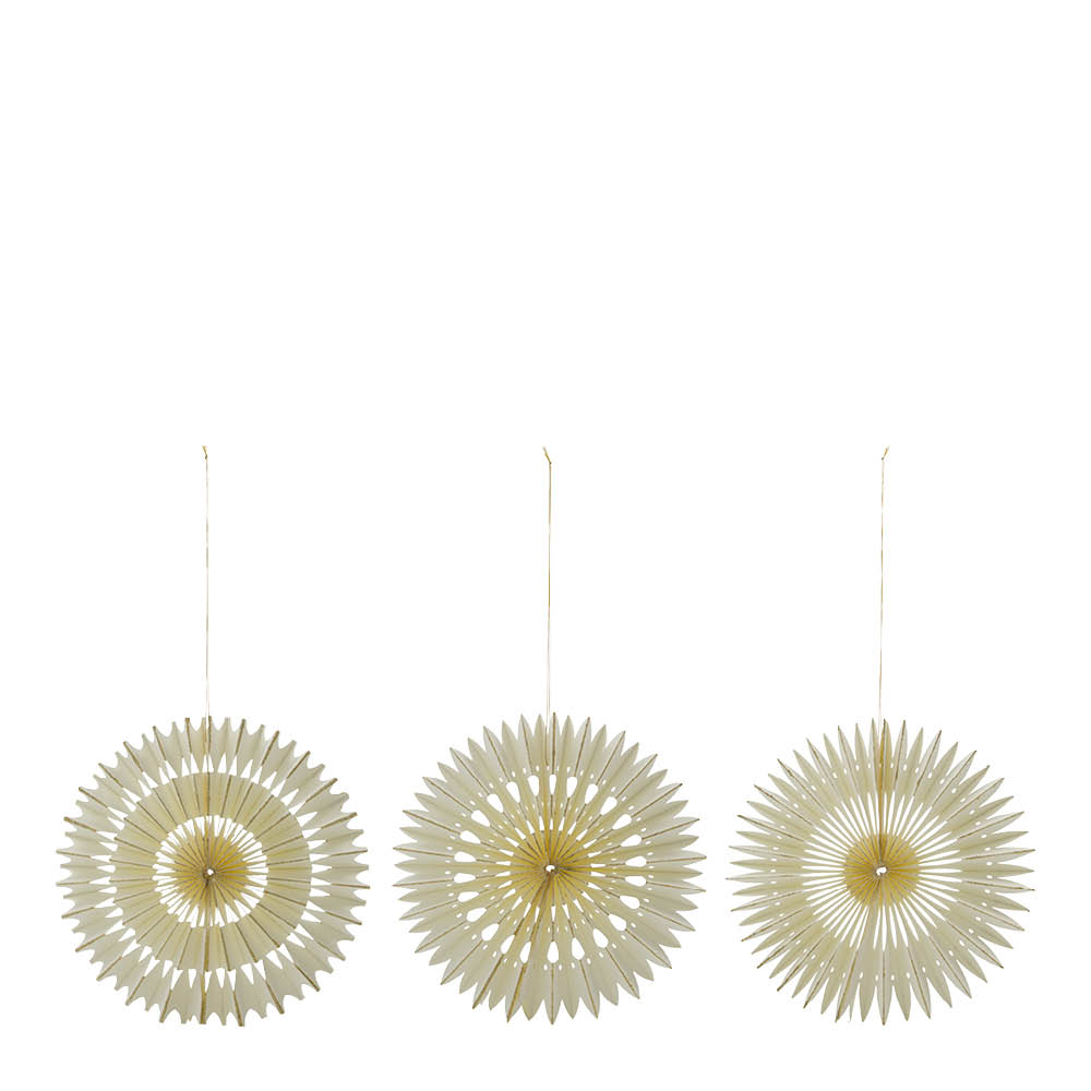 House Doctor Stelle juldekoration 3-pack 30 cm off-white