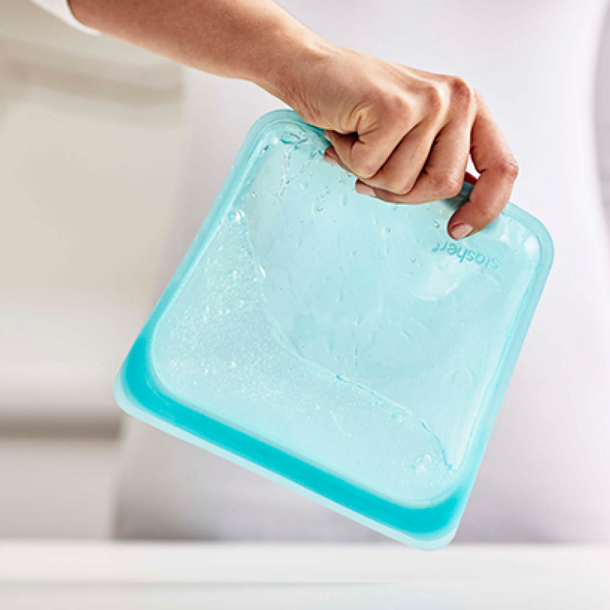 Stasher Silikonpose 0,45L blå