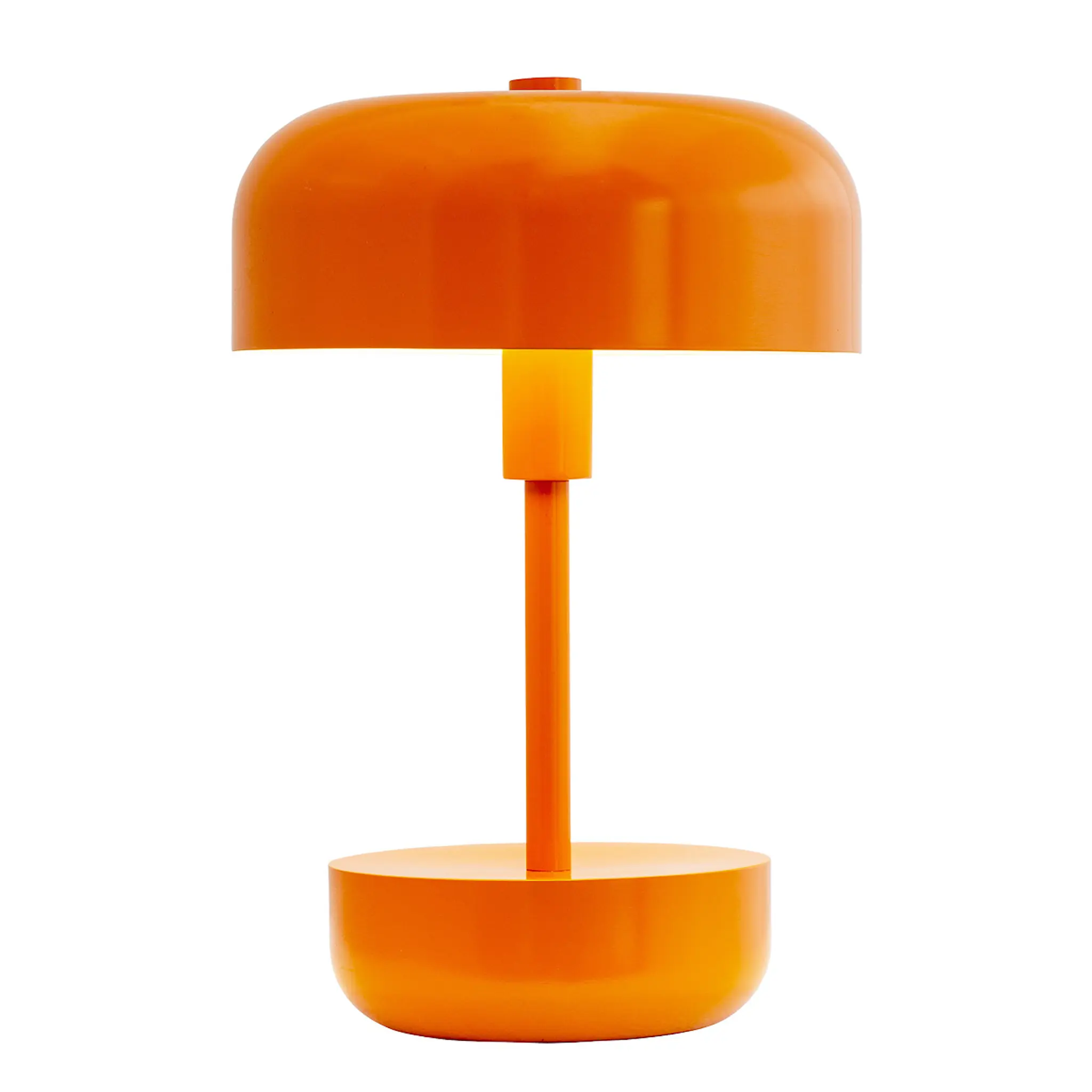 Dyberg Larsen Haipot portabel bordslampa 25,7 cm orange