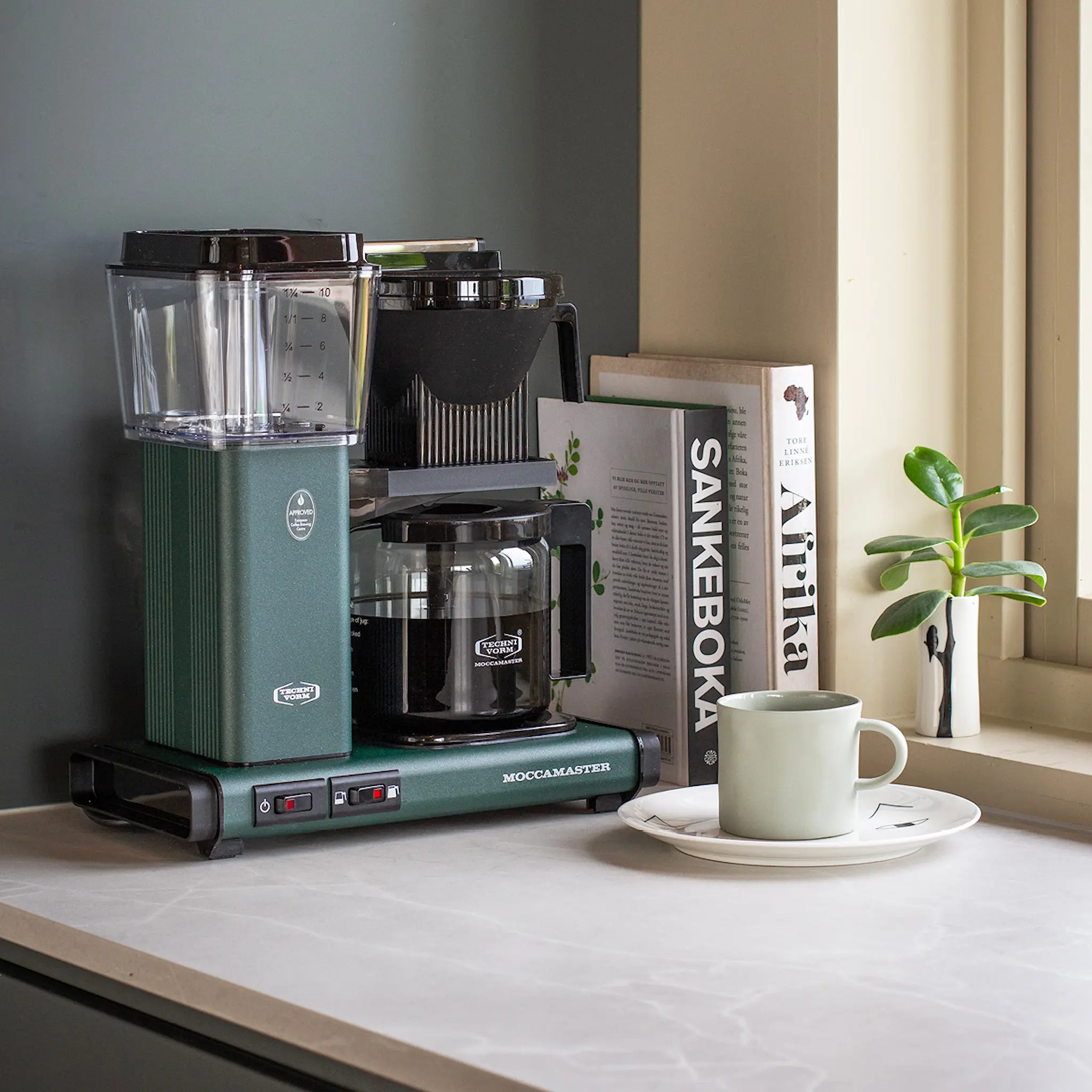Moccamaster Optio kaffebryggare 1,25 L Forest green