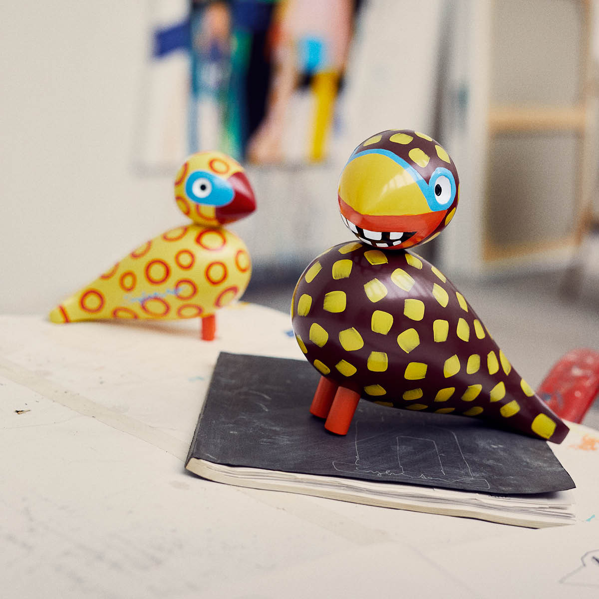 Kay Bojesen Denmark Sangfugl x Leif Sylvester 2025 20 cm laughing bird