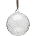 Lux Dekorkula 12 cm Klar