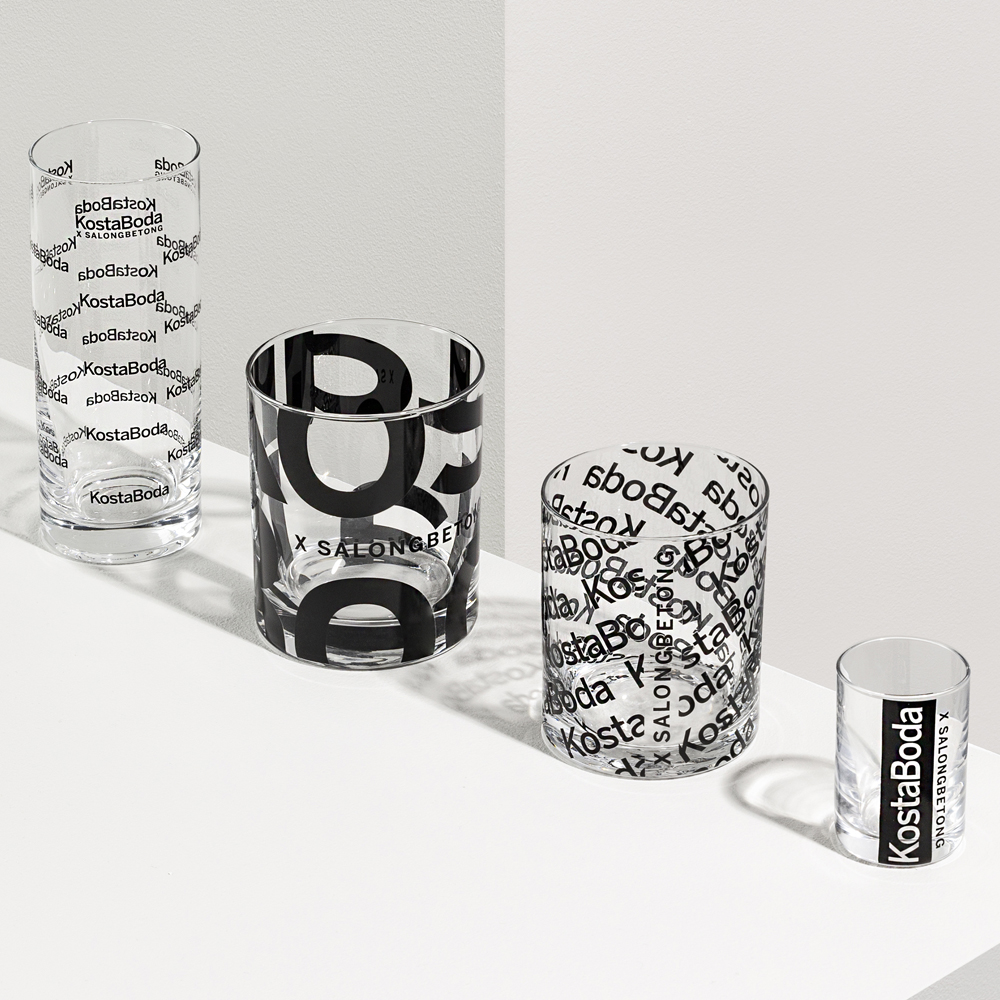 Kosta Boda Salong Betong Highball 33 CL 2-pack