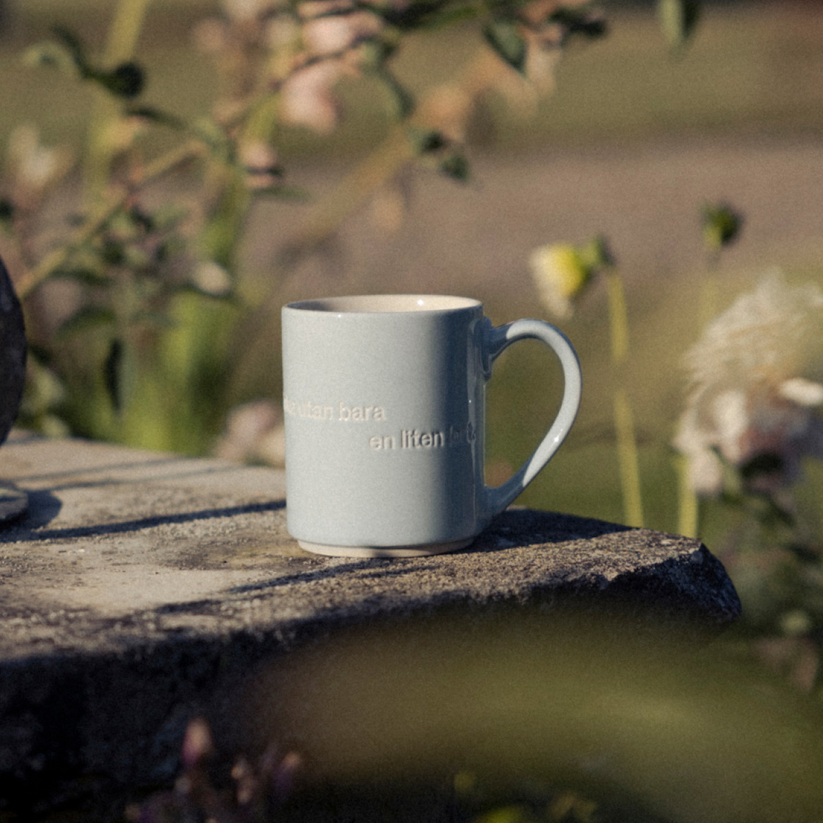 Design House Stockholm Astrid Lindgren kopp "Annars är man ingen människa" mintgrønn