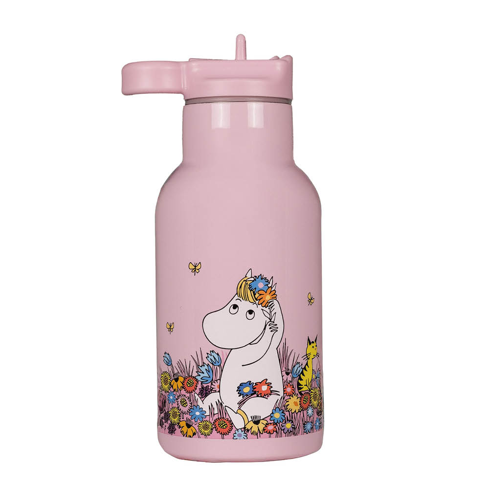 Rätt Start Mumin vattenflaska 0,34 L Äng rosa