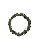 Winter krans 23 cm grön