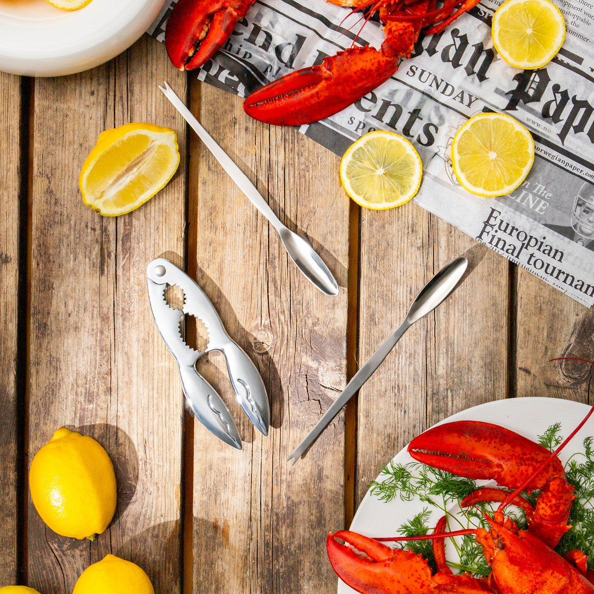 Stiernholm Tide Äyriäissärkijä 16x5,5 cm Kromi