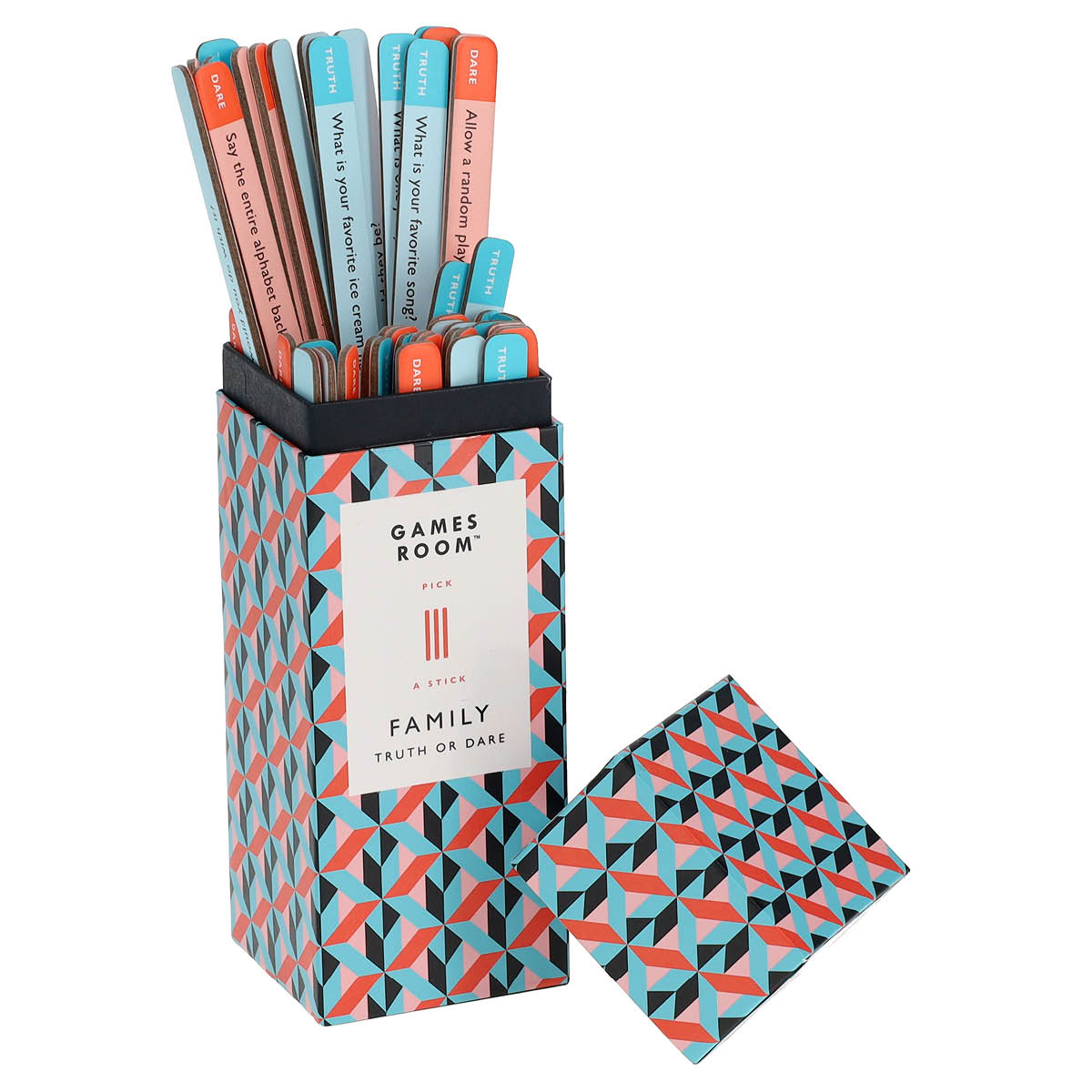 Games Room Sanning eller Konsekvens för Familjen spel med 100 uppmaningar (engelska)