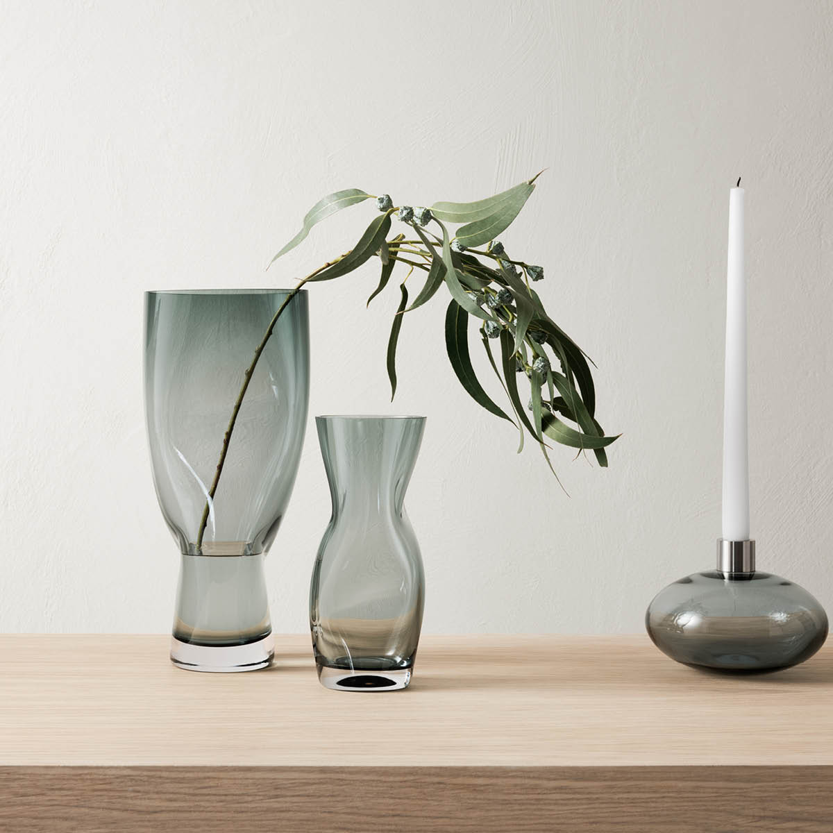 Orrefors Squeeze Maljakko 23 cm Sininen