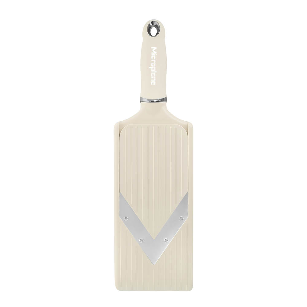 Microplane V-blade mandolin PureCut justerbar cashmere beige