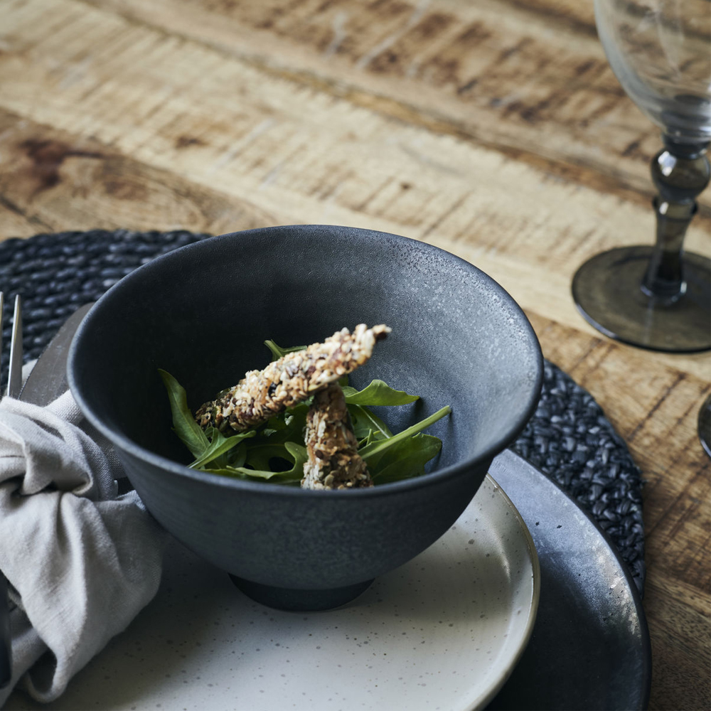 House Doctor Pion skål 14,5 cm svart/brun