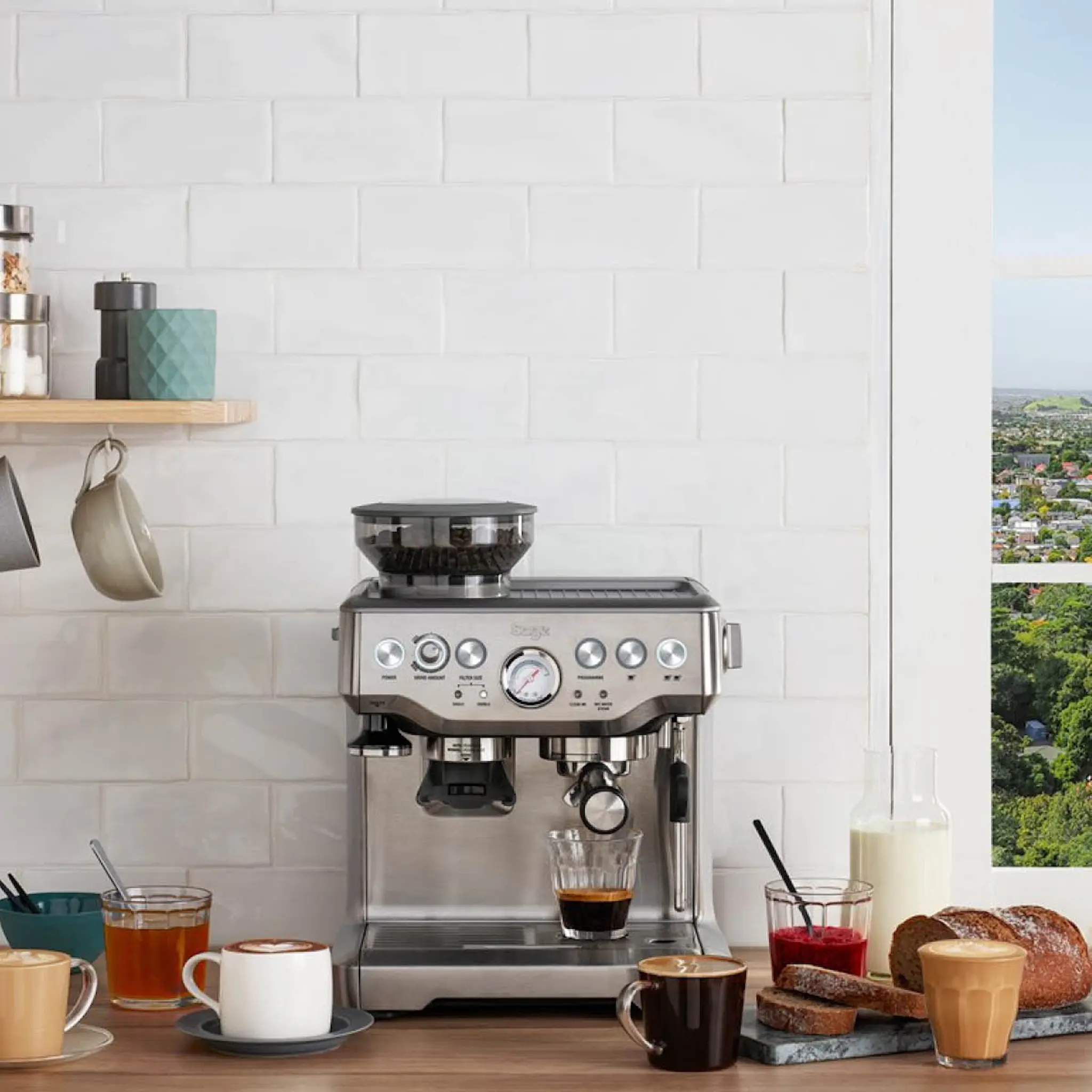 Sage Sage The Barista Express BES875BSS  Espressomaskin 2 L