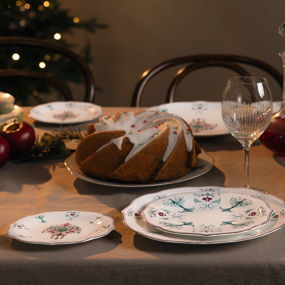 Magnor Lucia Lautanen 28 cm Valkoinen/Punainen/Vihreä