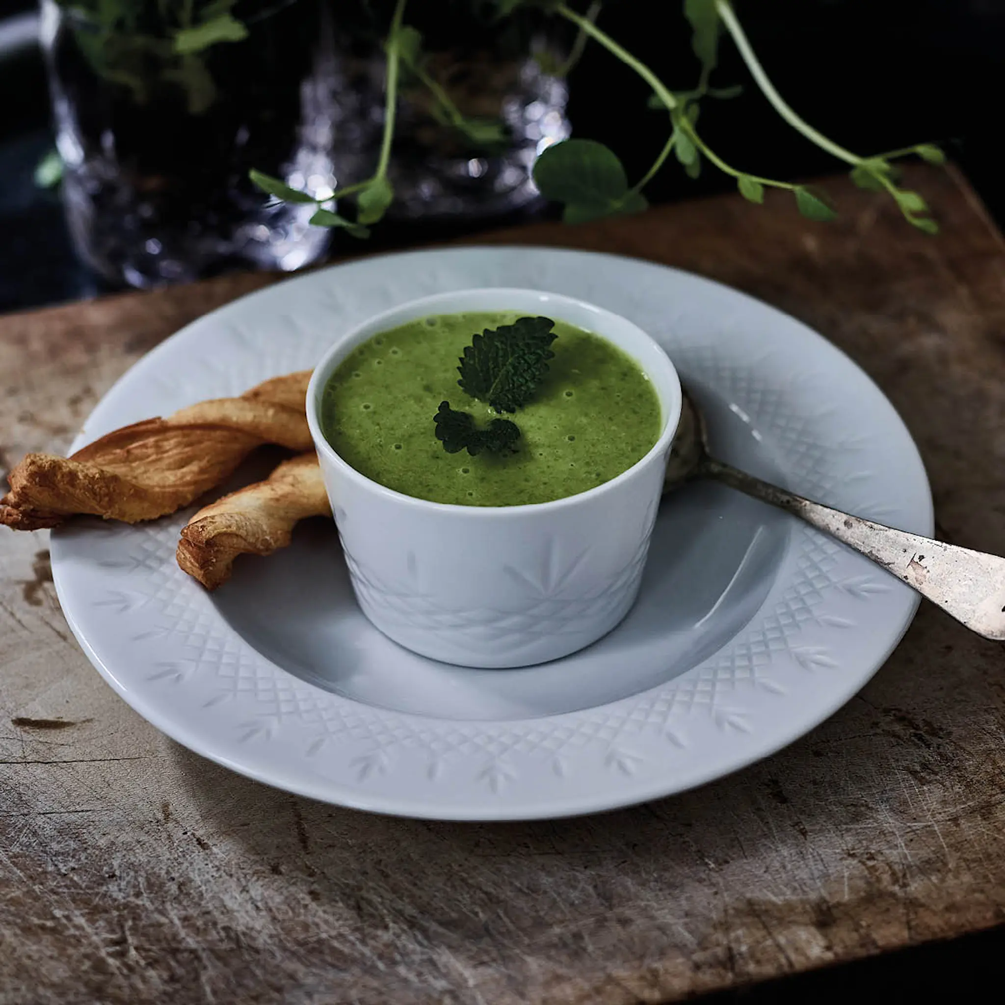 Frederik Bagger Crispy Porcelain Syvä lautanen 22,5 cm Valkoinen