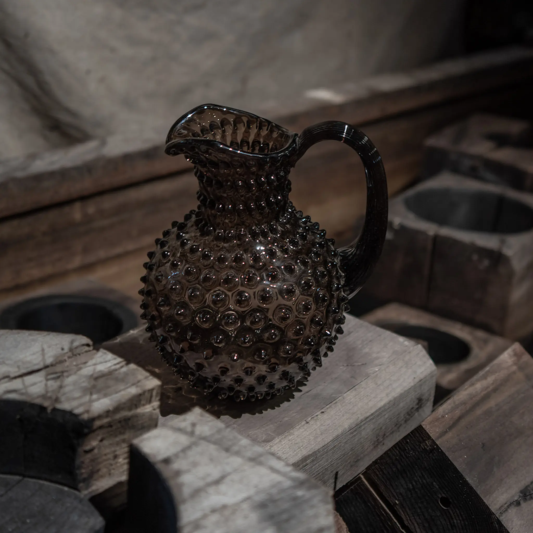 Klimchi Hobnail Karahvi 2 L Black Smoke