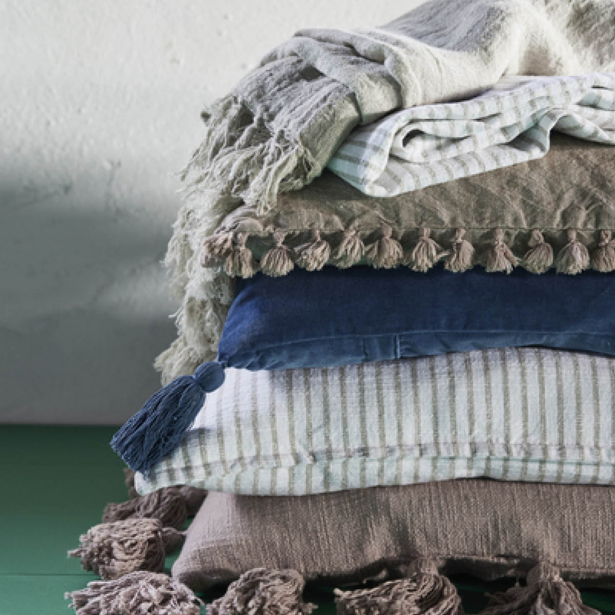 Lene Bjerre Fiona kuddfodral 60x40 cm grå