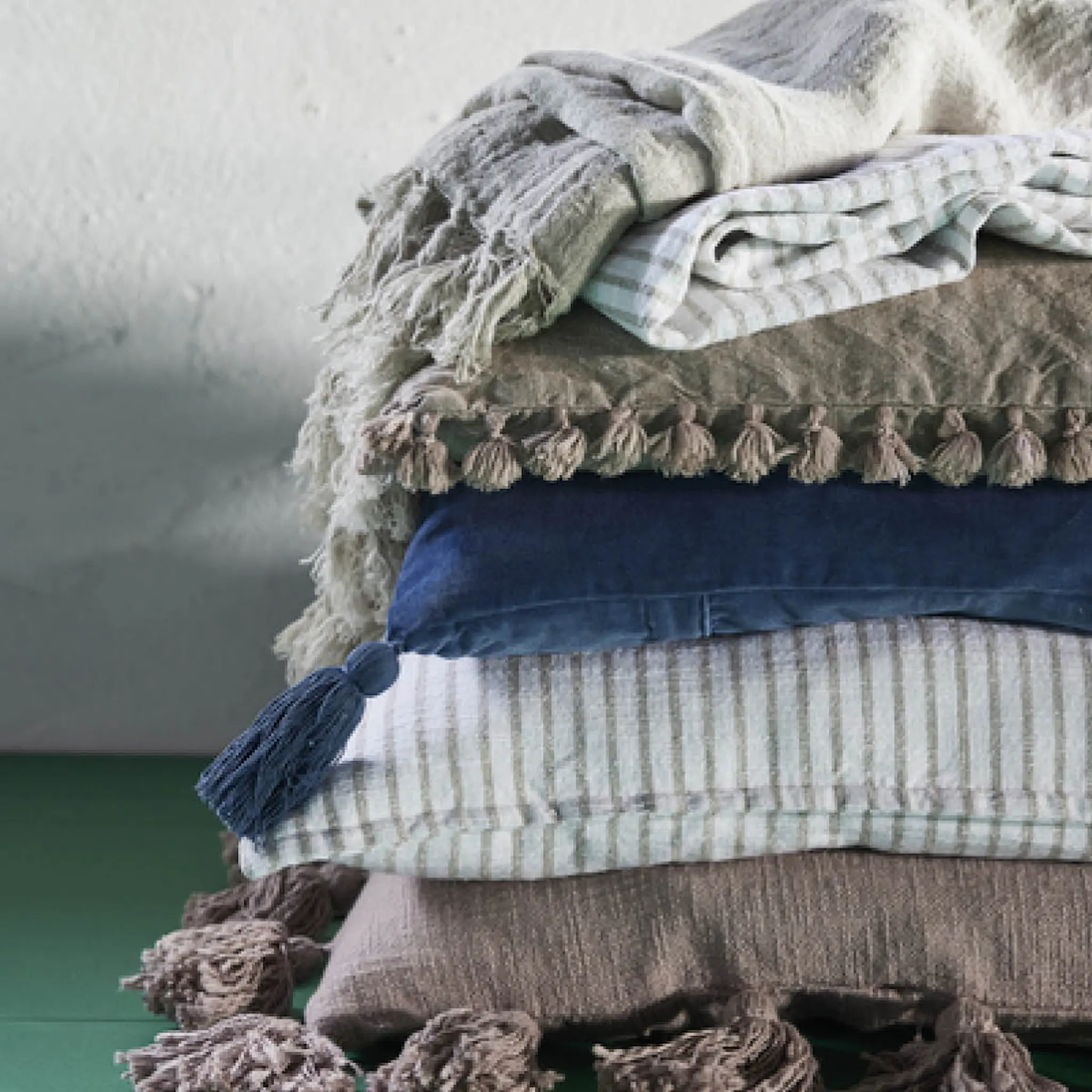 Lene Bjerre Fiona kuddfodral 60x40 cm grå