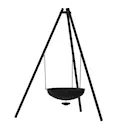 Lun 60 bålpanna 160 cm svart