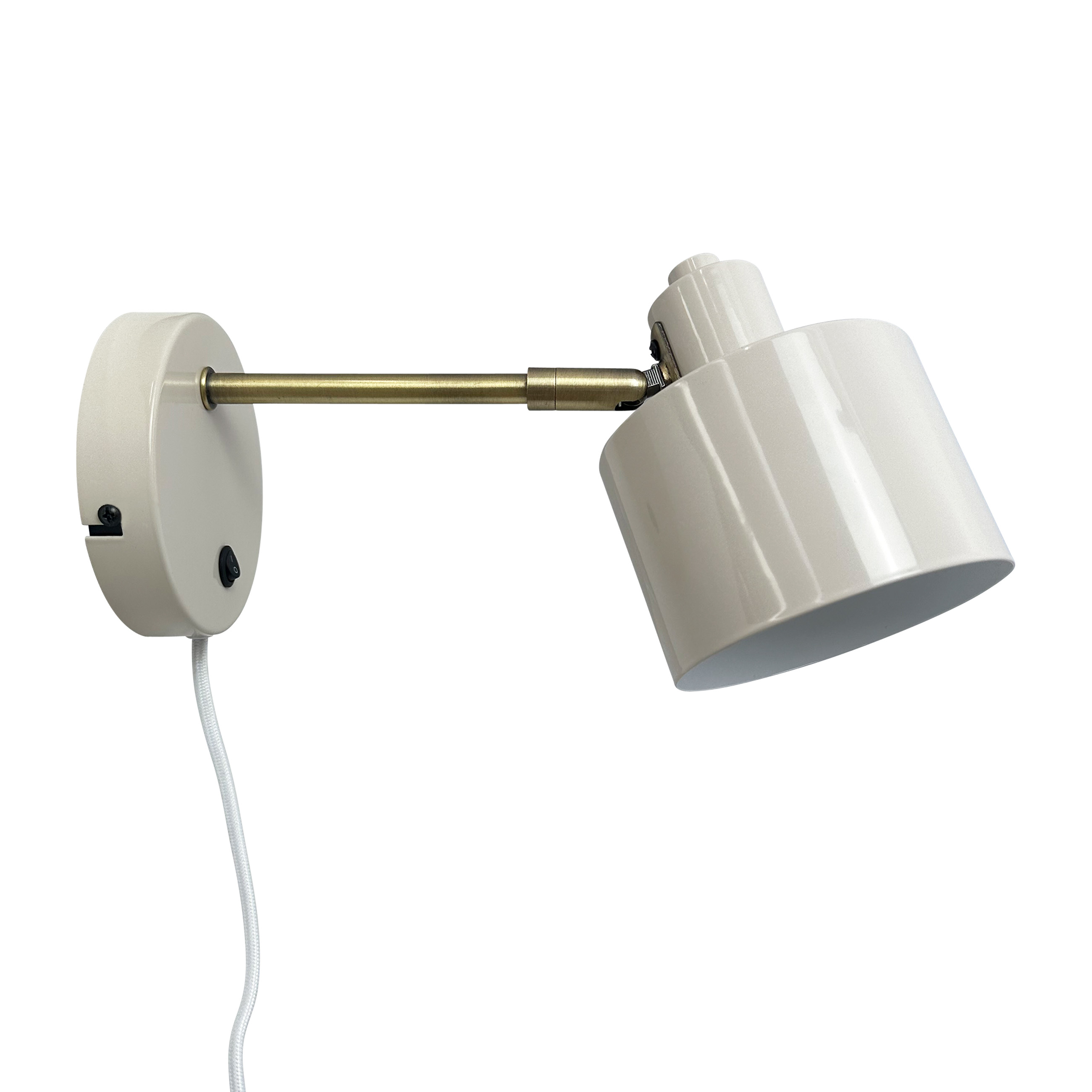 Dyberg Larsen Ocean Seinävalaisin 11,5 cm Beige/Messinki