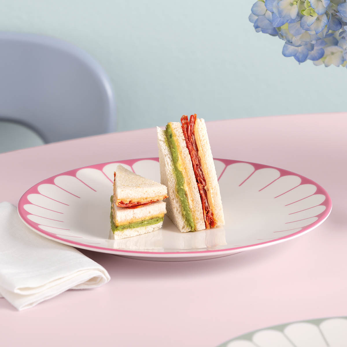 Villeroy & Boch Fleur Cassis middagstallerken 26,5 cm rosa