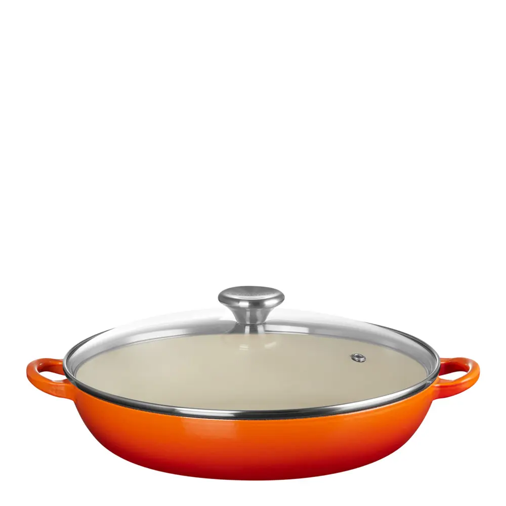 Le Creuset Buffet Pata lasikannella 30 cm 3,5 L Volcanic