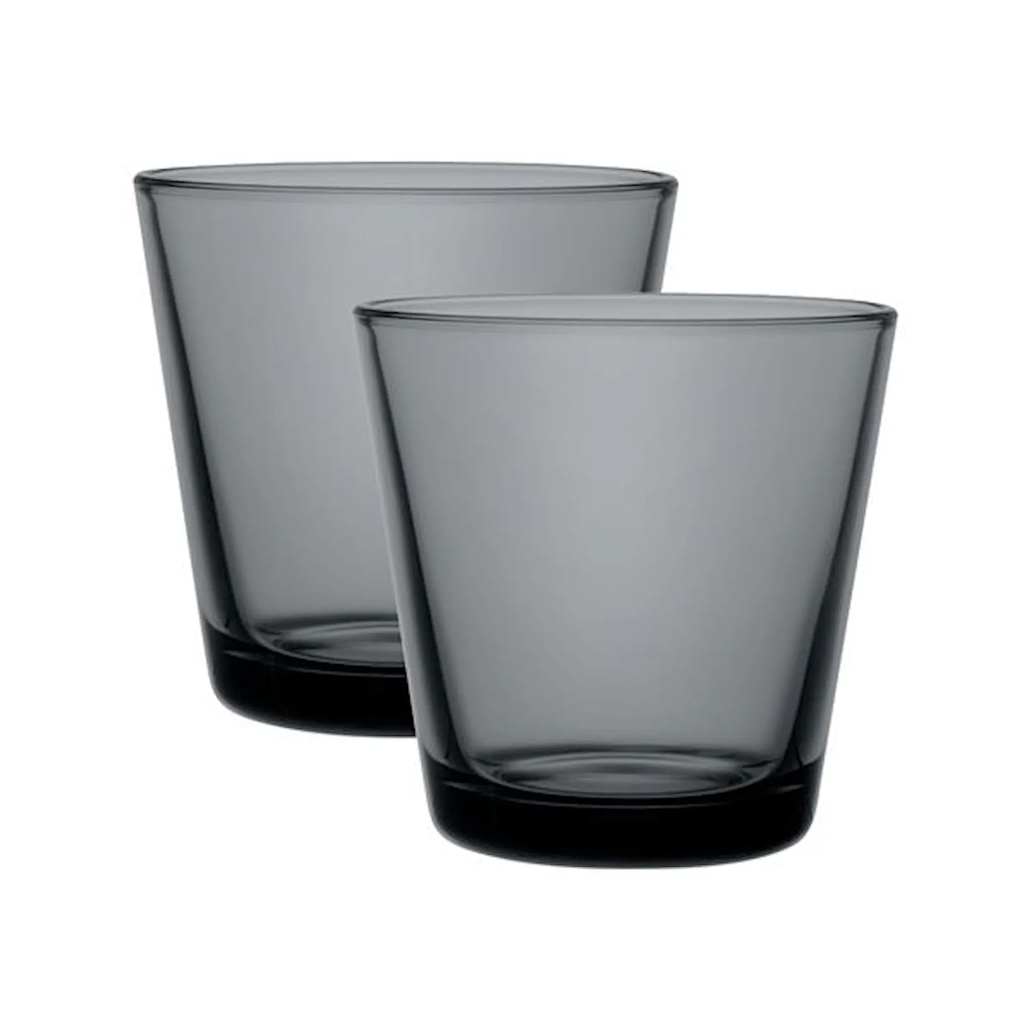 iittala Kartio Glas 21 cl 2-pack Mörkgrå