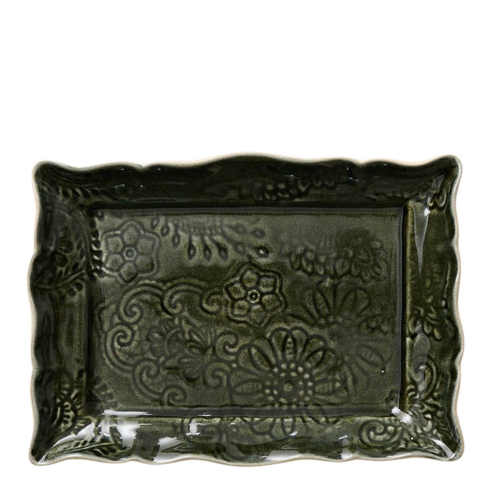 Sthål Arabesque Lautanen 19x13 cm Shadow