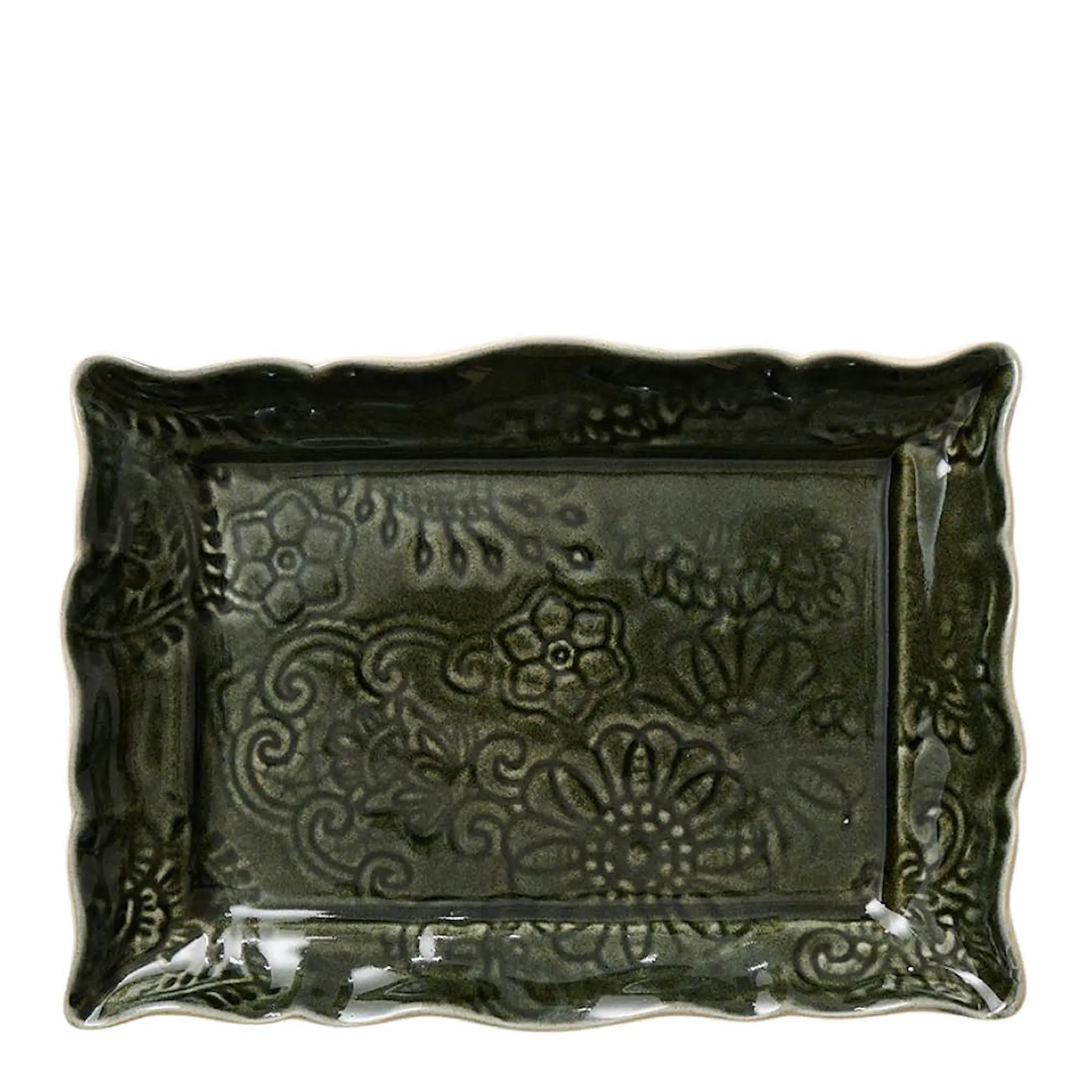 Sthål Arabesque Lautanen 19x13 cm Shadow