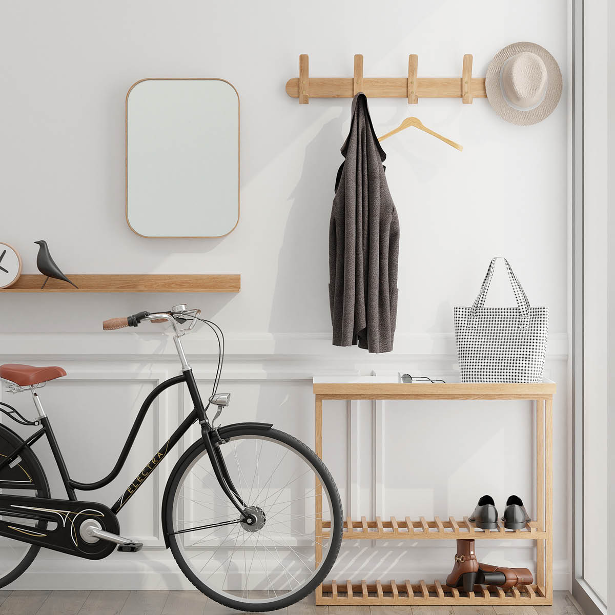 Wireworks Outlook 55 Seinäpeili 56 cm Tammi