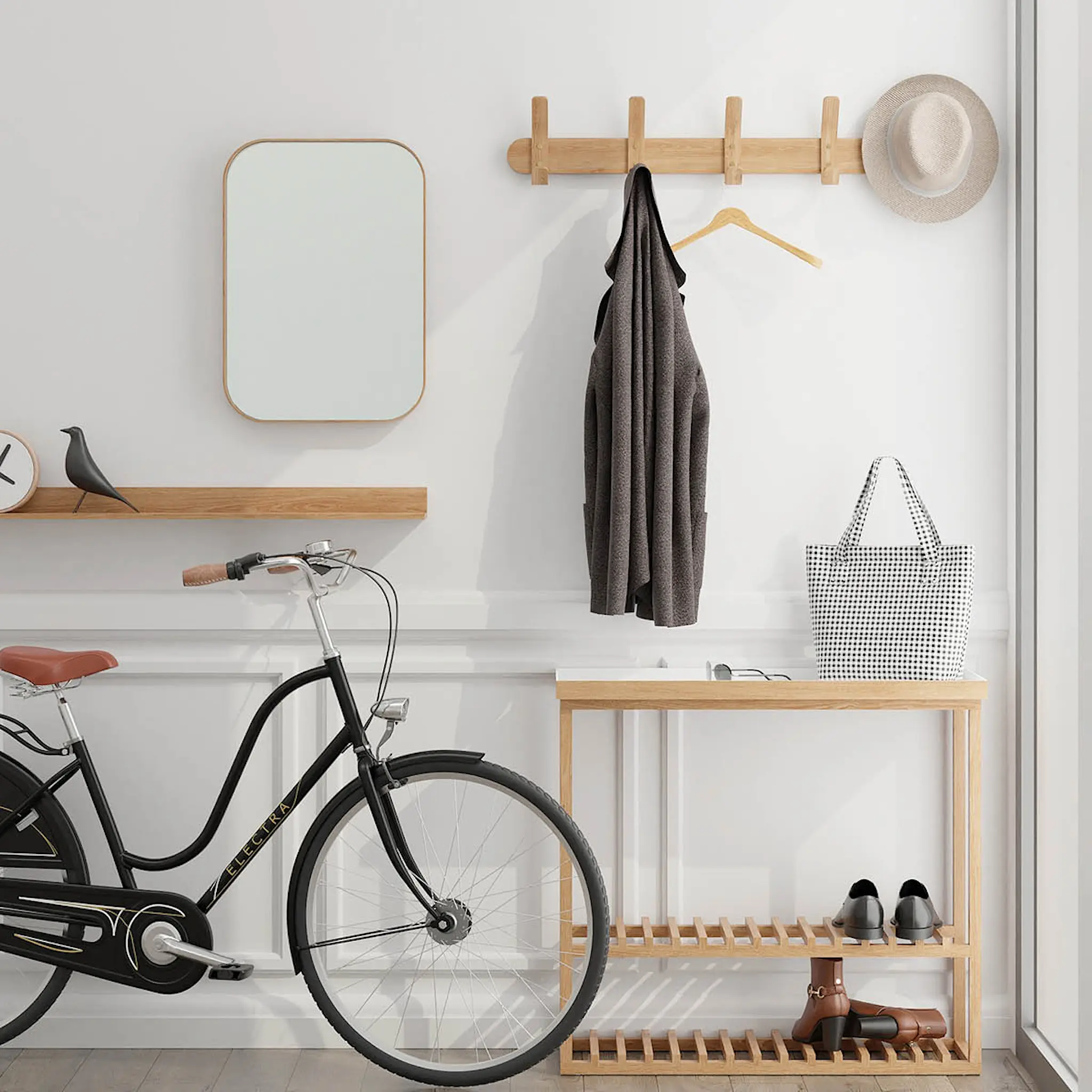 Wireworks Outlook 55 Seinäpeili 56 cm Tammi