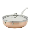 Copperbond Traktörpanna med lock 28 cm 4,7 L Koppar