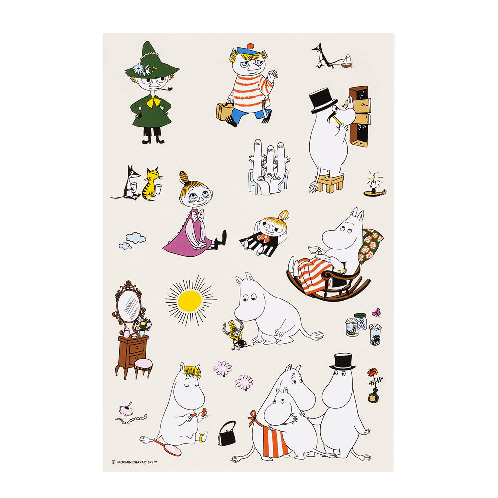 Moomin Arabia Muumi Tarrat hahmot