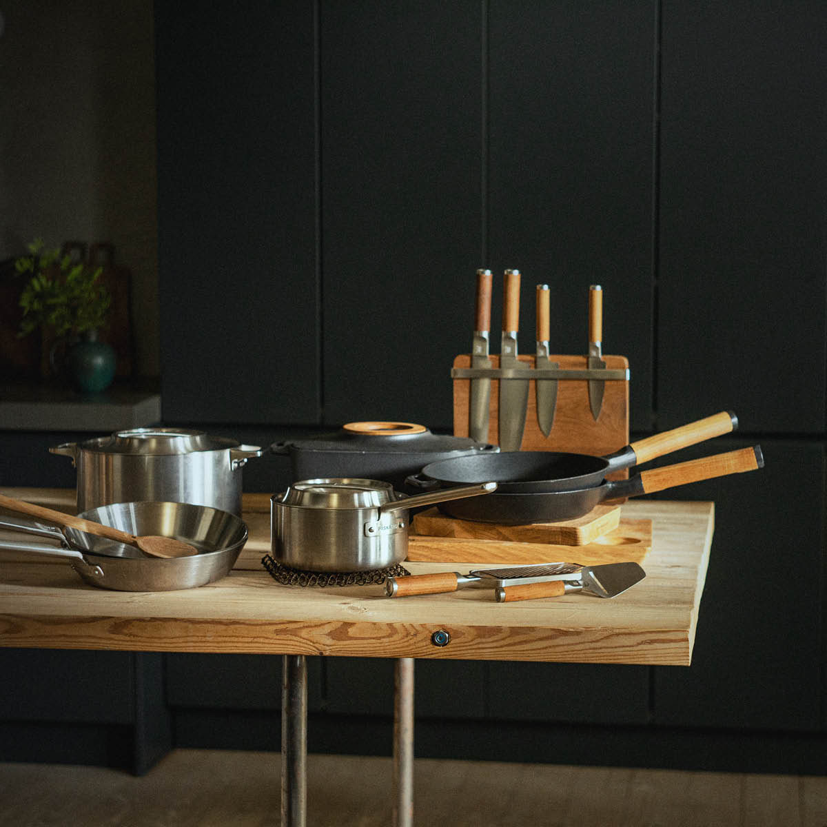 Fiskars Norden ovnsform 28 cm rustfritt stål