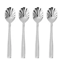 Flora Dessertsked 14 cm 4-pack Stål