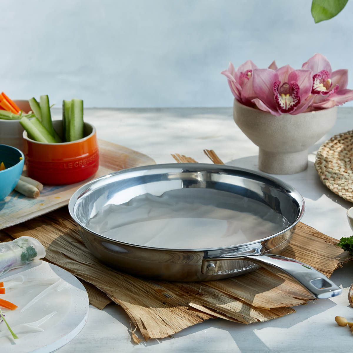 Le Creuset 3-Ply stekepanne 24 cm